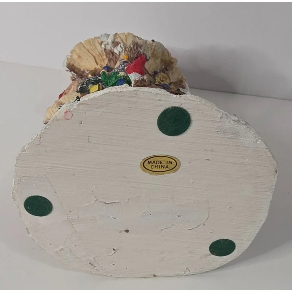 Vintage Jaimy Santa's Workshop 6.5in Resin Elf Tree House Christmas Figurine